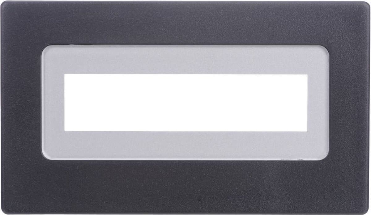 H-Tronic FR 216 Frontframe Zwart Geschikt voor: LCD-display 16 x 2 (b x h x d) 91 x 53 x 20 mm Kunststof