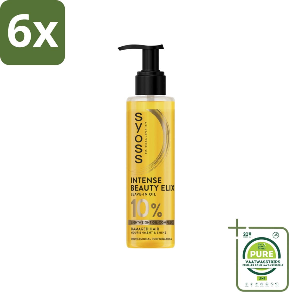 Syoss - Beauty Elixir - Haarolie - Voedt & Glanst - 100 ml - Voordeelverpakking - 6 stuks - Haar olie - Leave-in olie