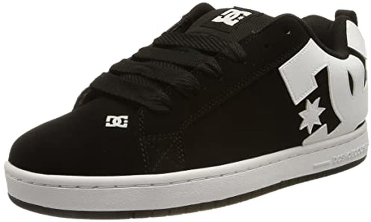 Heren Court Graffik Sneakers - Comfortabele Sneaker met Geperforeerd Leer