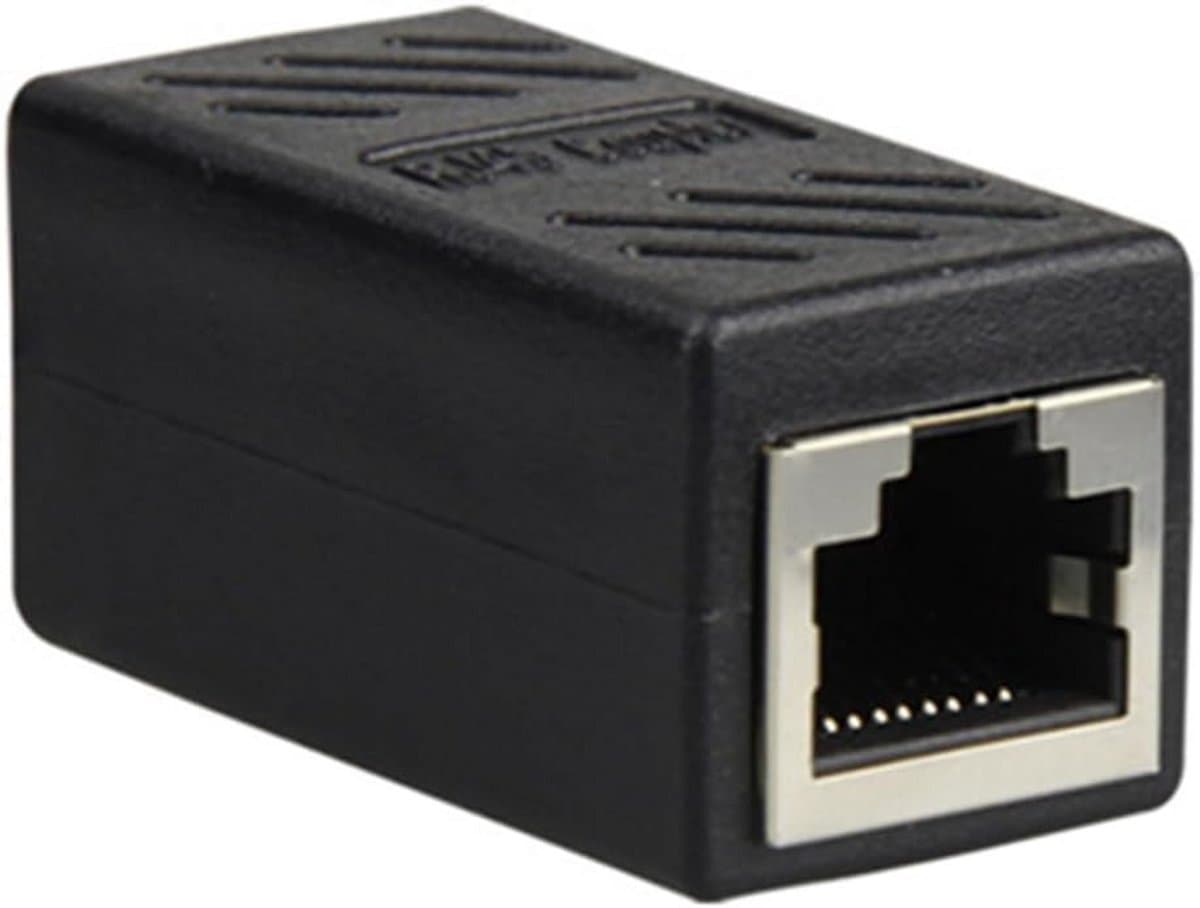 RJ45 Vrouwelijke Adapter voor CAT6 Ethernet Netwerkkabel Verlenging - LAN Koppelaar