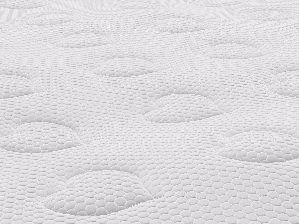 Vente-unique Set 180 x 200 cm bedbodem met opbergruimte wit + matras met pocketveren en ingebouwde dekmatras dikte 28 cm - AMERICAN DREAM van YSMÉE