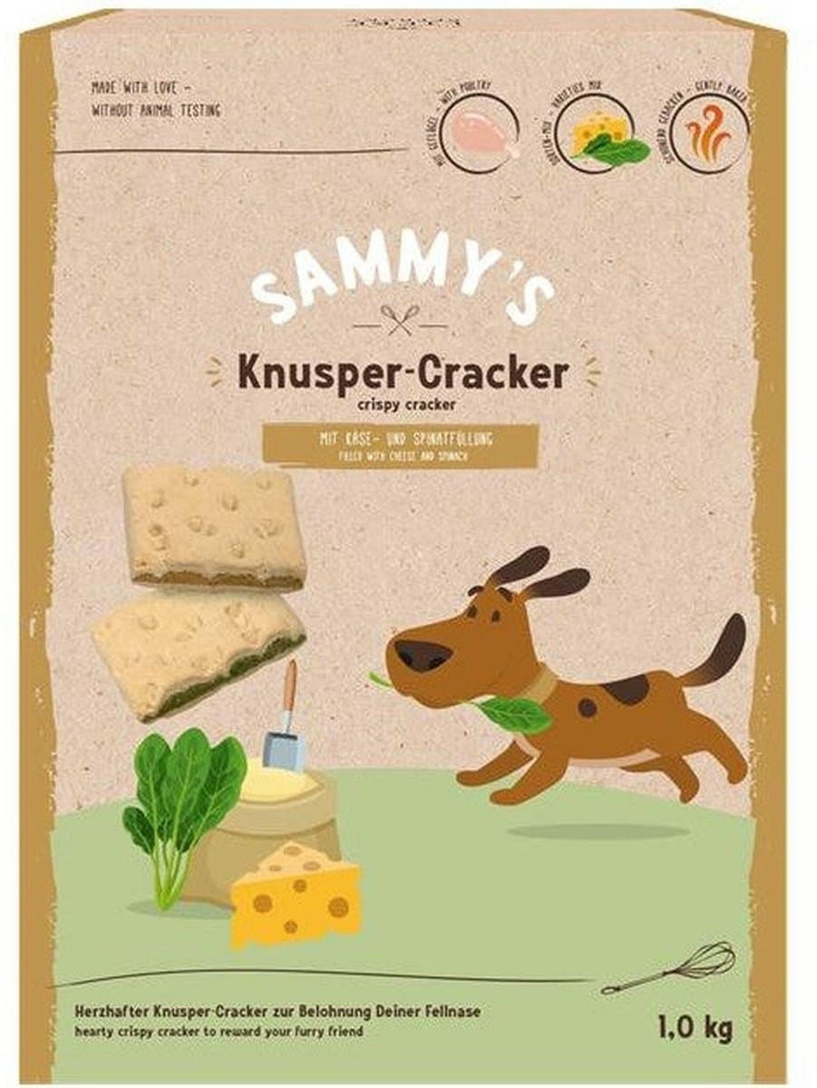 Sammy's knapperige crackers - 4 x1kg