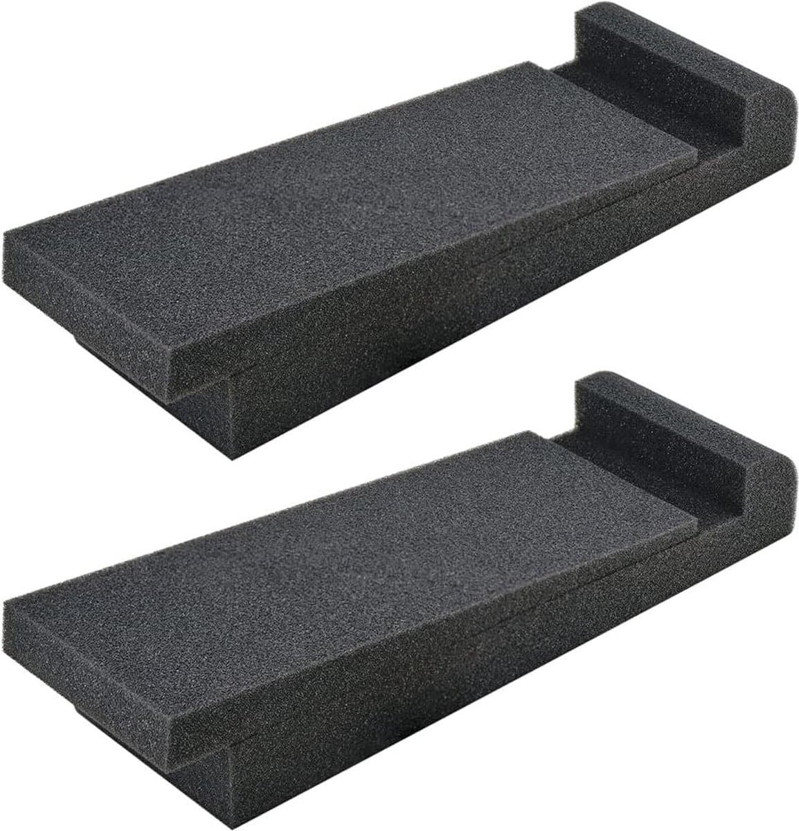 2-pack Studio Monitor Isolatie Luidspreker Pads - Akoestische Desktop Stands voor 3-10 inch Luidsprekers - 30 * 10 * 4.5 cm .