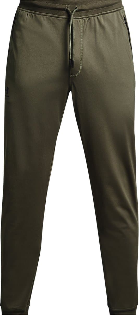 Under Armour Heren Tricot Joggingbroek Groen Sportstyle Collectie XL