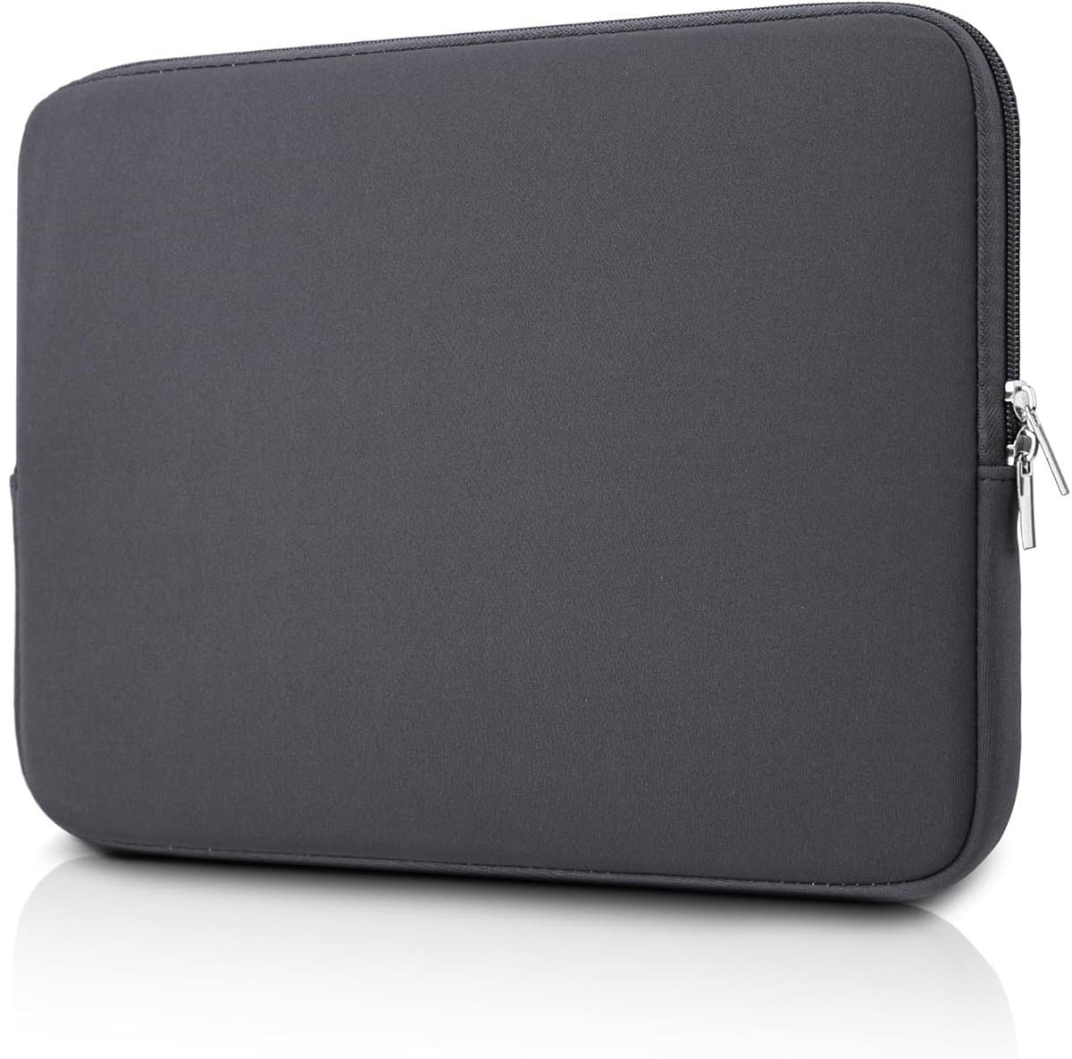 Dailygoods - 13 Inch Laptop Sleeve Case voor 13" MacBook Air Pro M3 M2 M1 13,3" Chromebook Notebook, Zachte Gevoerde Laptophoes voor Vrouwen Mannen, Grijs