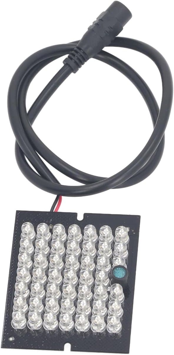 48-geleide Infrarood, 850 Nm IR Light Panel voor CCTV-beveiligingscamera's, 12V DC Night Booster met ABS Housing for Home/Commercial