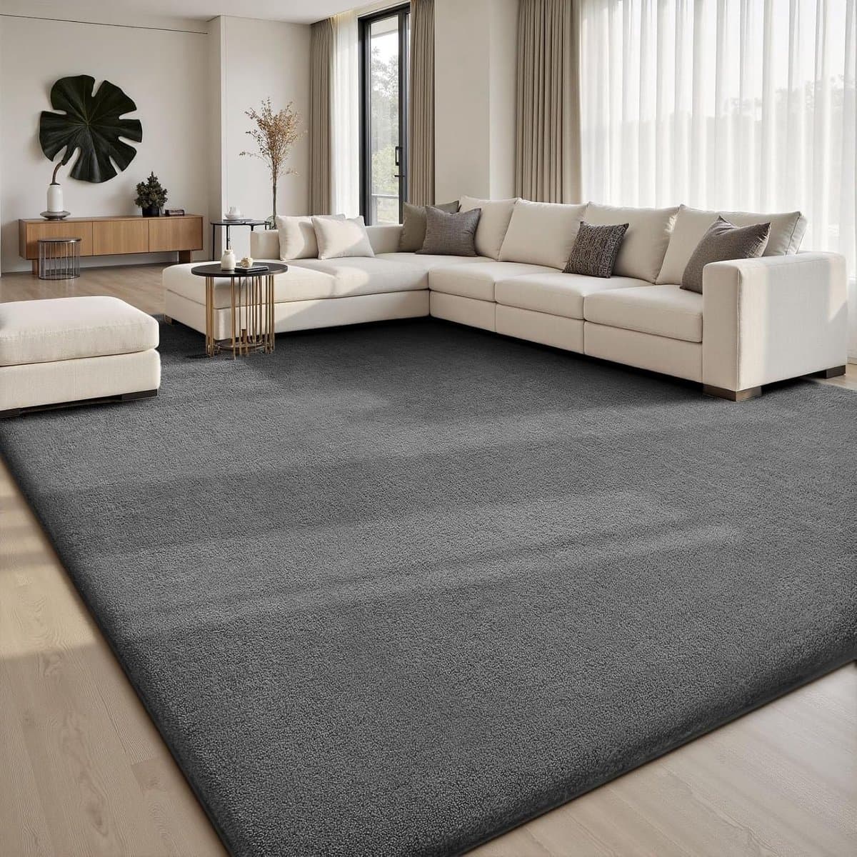 Vloerkleden Woonkamer Groot 120x160, Grijs Tapijt voor Slaapkamer