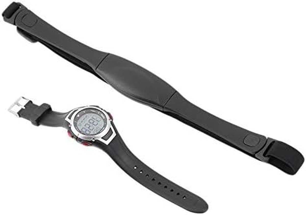Hartslagmeter Borstband - Sporthorloge Wekker - Sporten Trainen - Draadloze Realtime Monitoring - Tot 3 Meter - Zwart