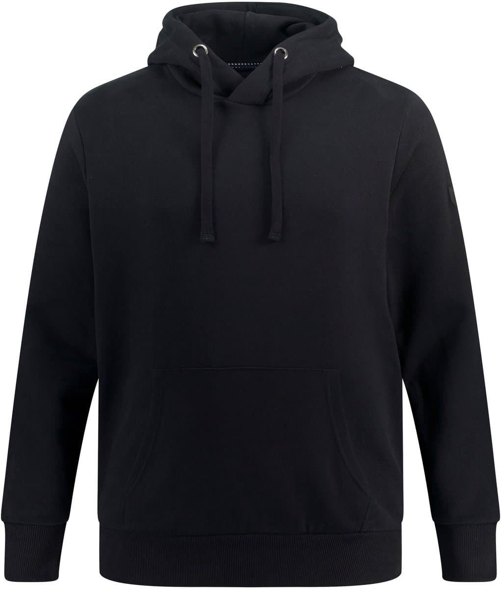 JAY-PI - Heren - Hoodie loungewear capuchon kangoeroezak - Zwart - Maat 7XL