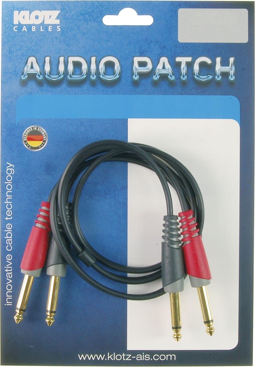 Klotz AT-JJ0300 twin-audiokabel 3 m - Audio kabel