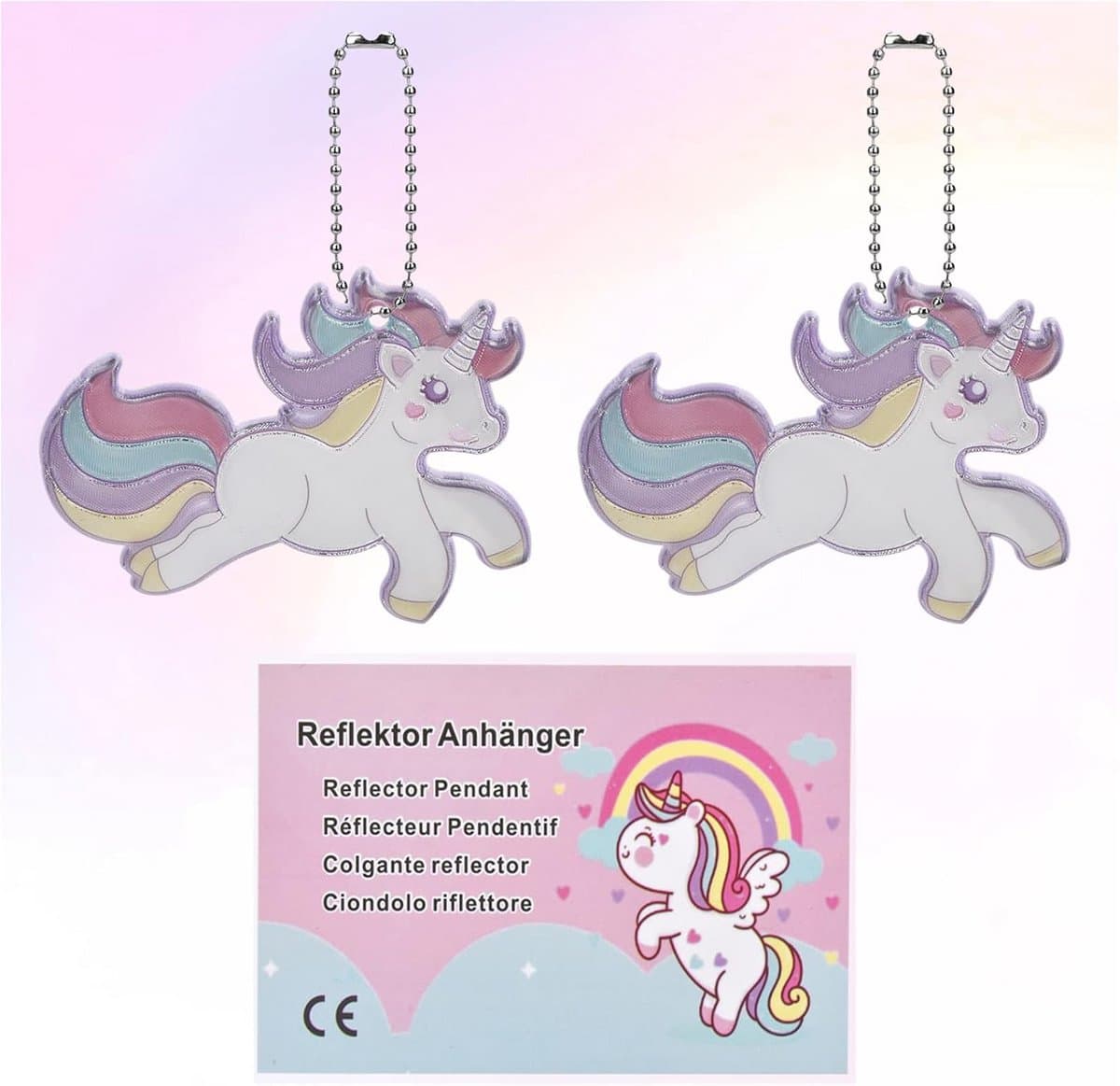 Veiligheidsreflectorhanger met ketting voor volwassenen en kinderen - Reflecterende banden voor joggen en outdoor activiteiten