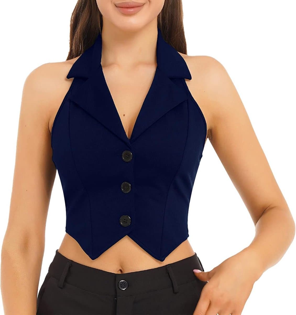 Elegant Mouwloos Dames Vest Slim Fit Casual Business Kleding