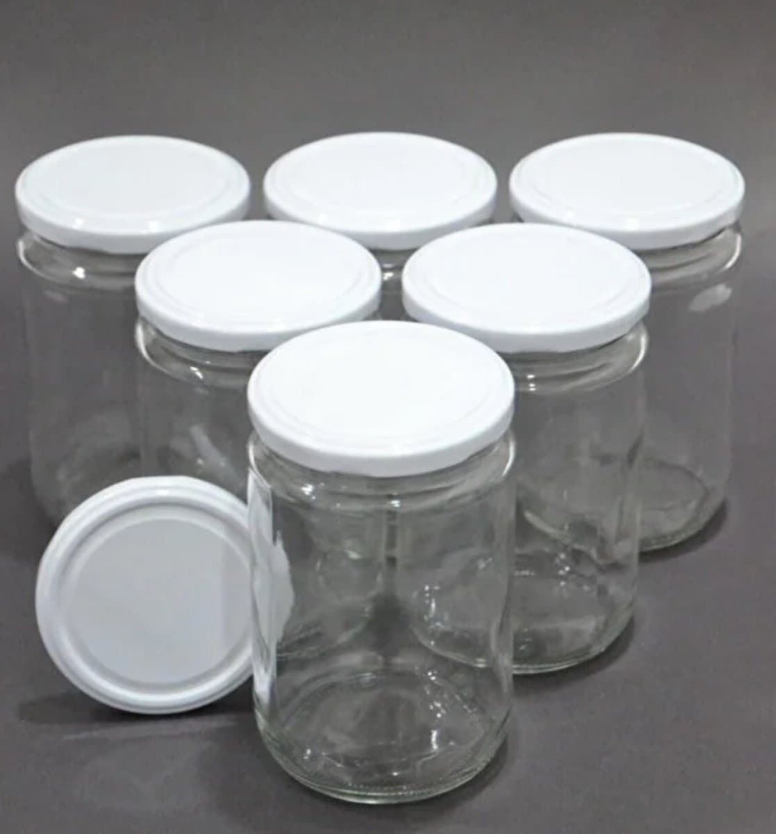 Glazen conservepot 0,66 liter (660cc) voor jam, mosterd en honing