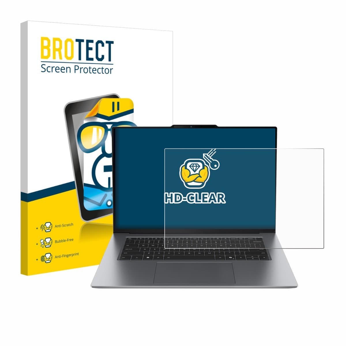 BROTECT - Screenprotector voor Lenovo ThinkPad X9-15p Gen 1 Aura Editio - Folie Beschermfolie transparant