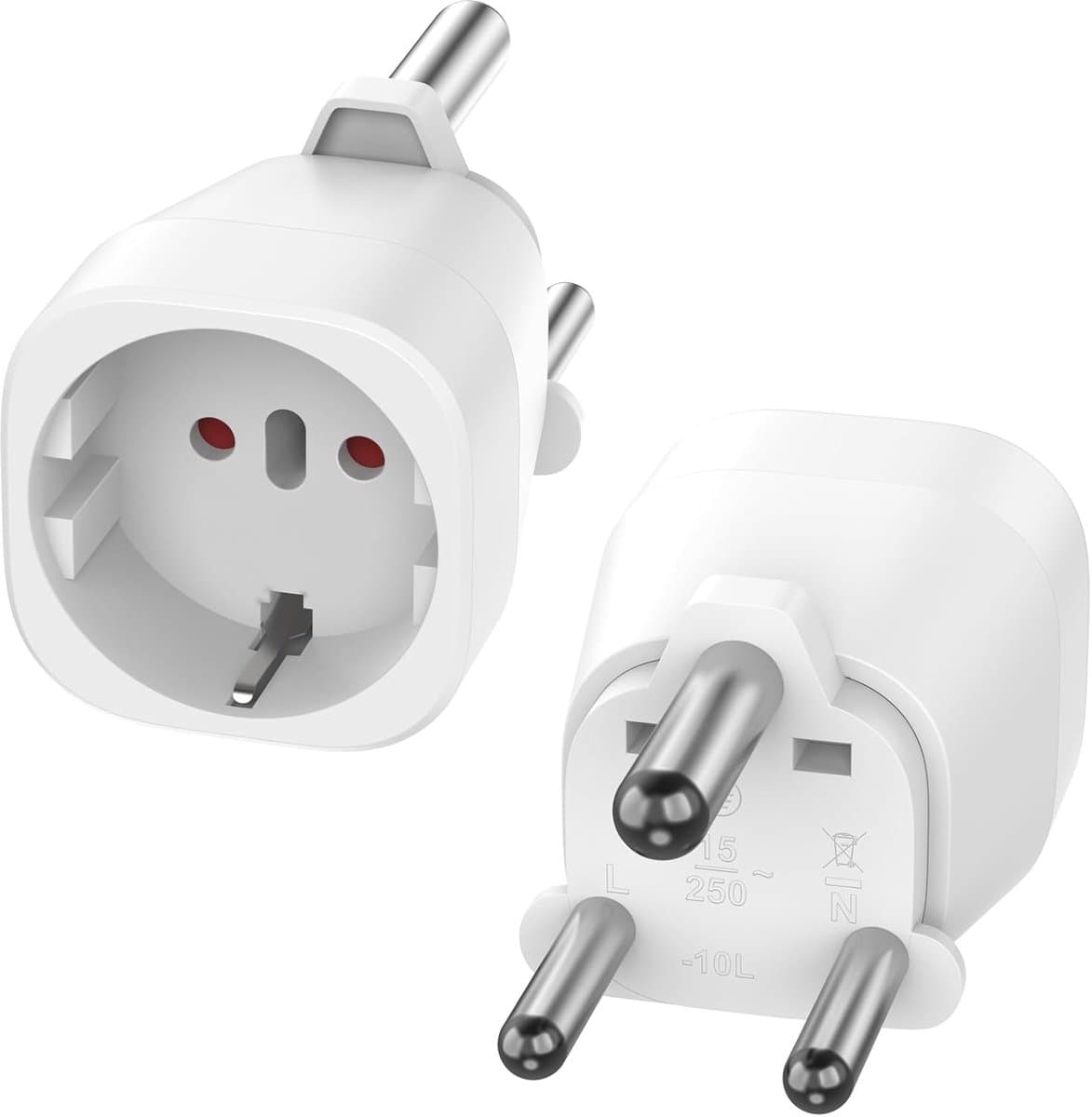 Reisadapter Universeel - Compacte Stroomadapter voor Wereldwijd Gebruik
