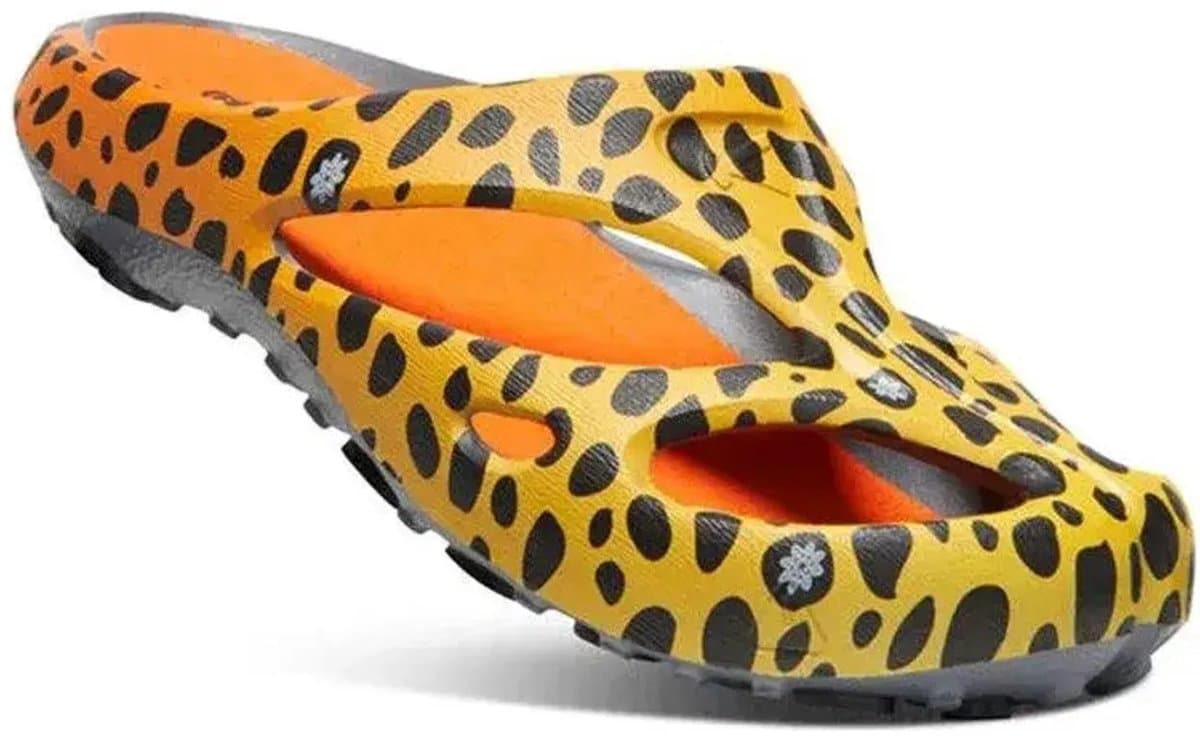 Keen Shanti Arts Thc Cheetah Rainbow-slippers voor dames, oranje - 38.5