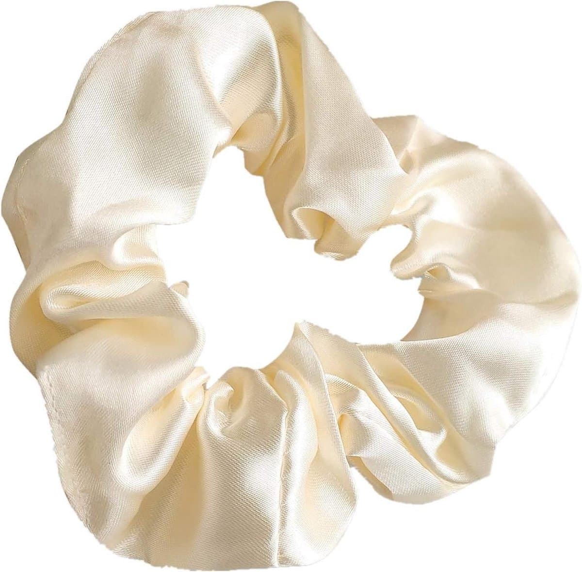 Satijn Scrunchies - Haarband Elastiek - Paardenstaart Houder - Met Strik Detail - 21 Stuks - Assorti