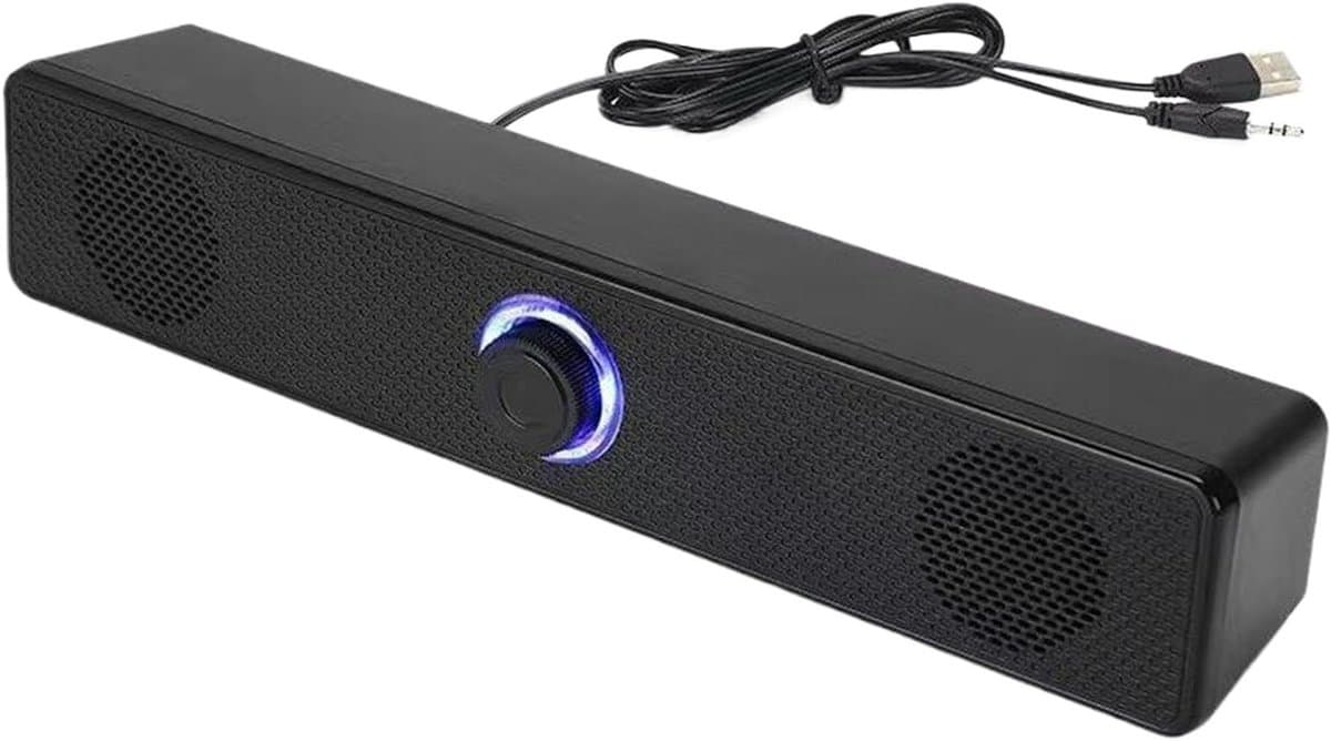 Soundbar Luidspreker - Draadloos Audiosysteem - Film en Games - Krachtig Basgeluid - 296 cm Lengte - Zwart