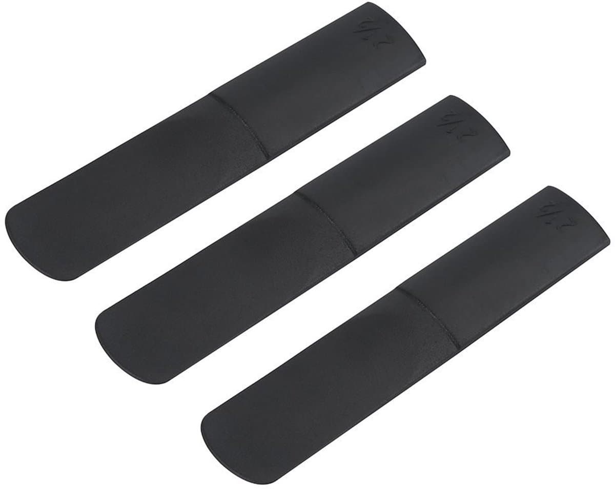 Dailygoods- Saxofoonrieten 3 Stuks - Sterkte 2,5 - Synthetische Rieten - Geschikt voor Alt- en Tenorsaxofoon - Duurzaam - Gemakkelijk te Spelen - Rietjes