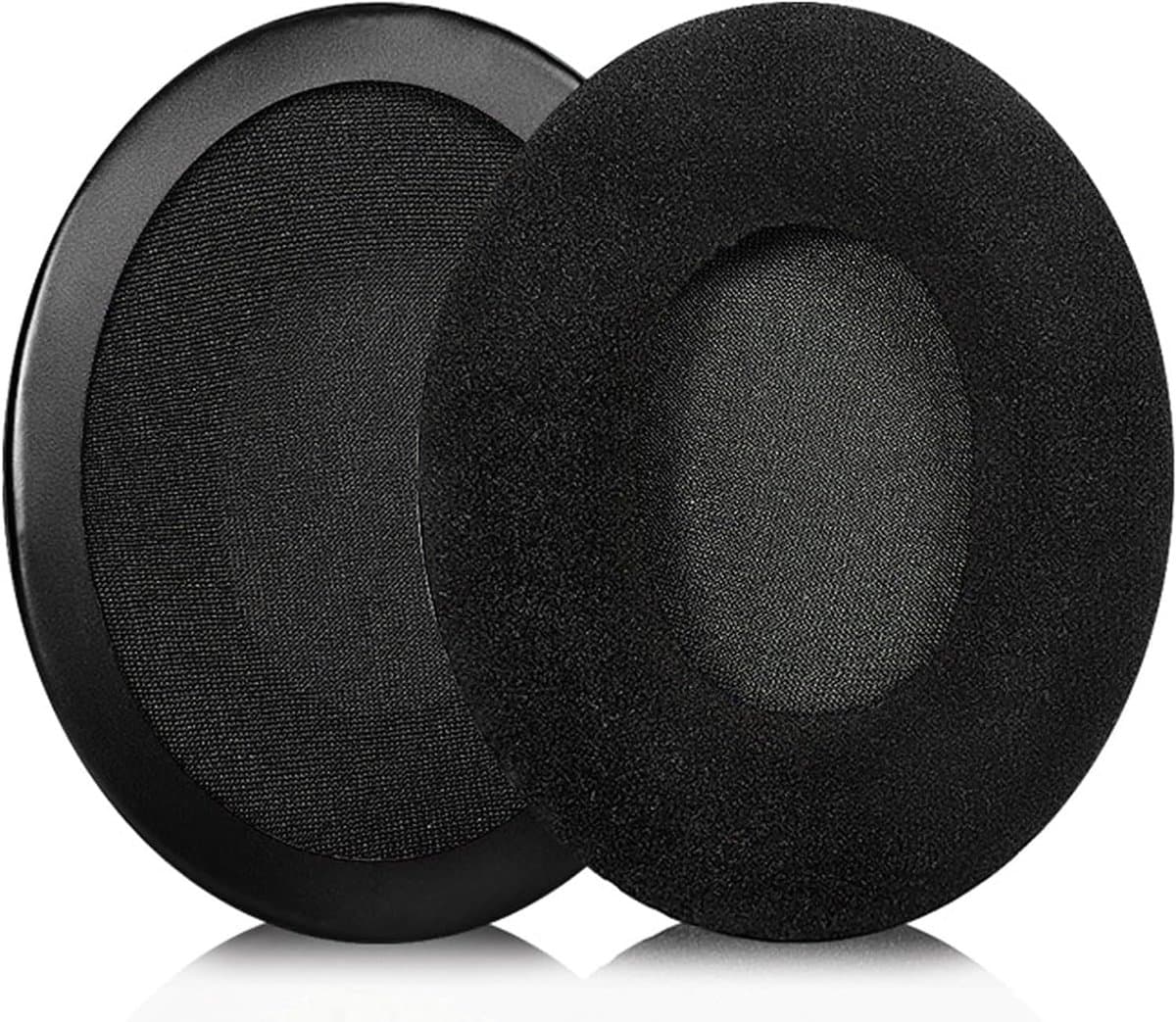 Oorkussens Vervanging - Koptelefoon Kussens - Comfortabel Luisteren - Memory Foam Vulling - 2 Stuks - Zwart