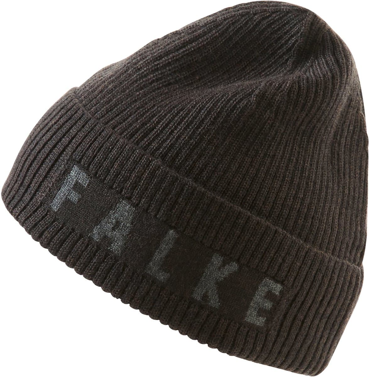 Unisex Basic Jacquard Logo sneldrogend warm wol muts unisex brown mel. - maat 5106