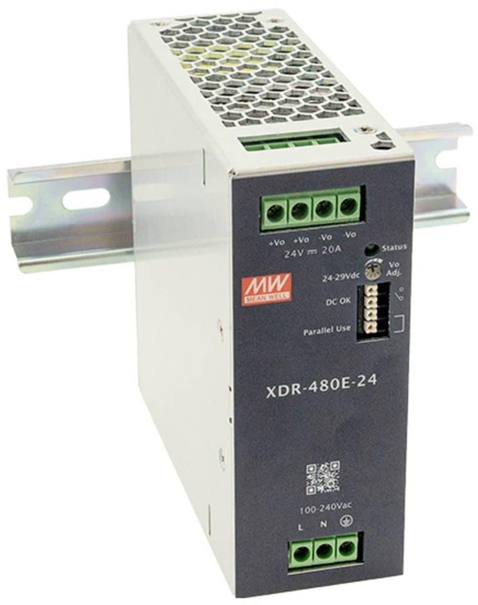 MW Mean Well XDR-480E-36 DIN-rail netvoeding 36 V 13.3 A 478.8 W Inhoud 1 stuk(s)