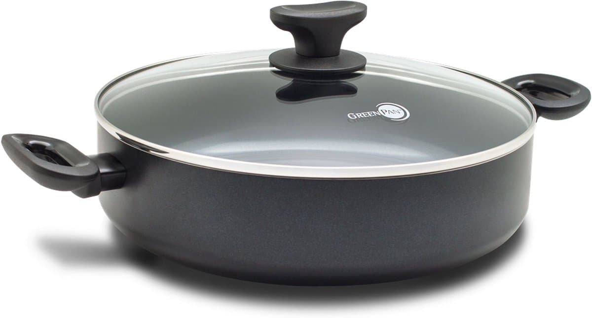 GreenPan Torino Keramische hapjespan met deksel 28 cm