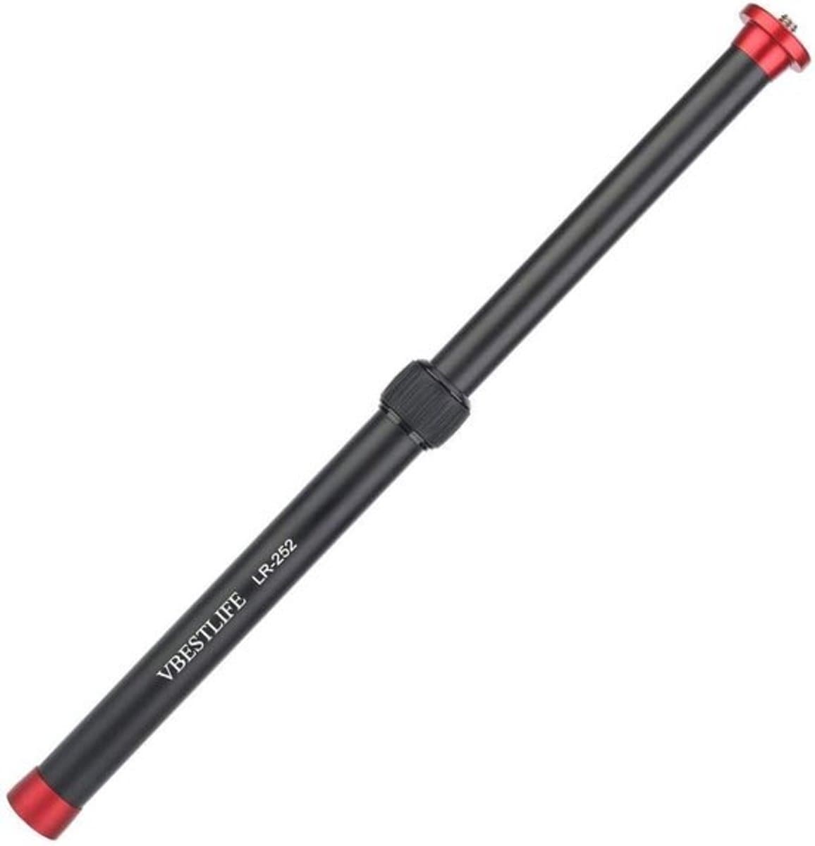 Aluminium laptopstatief - verlengstang - met 1/4 inch schroefaansluiting