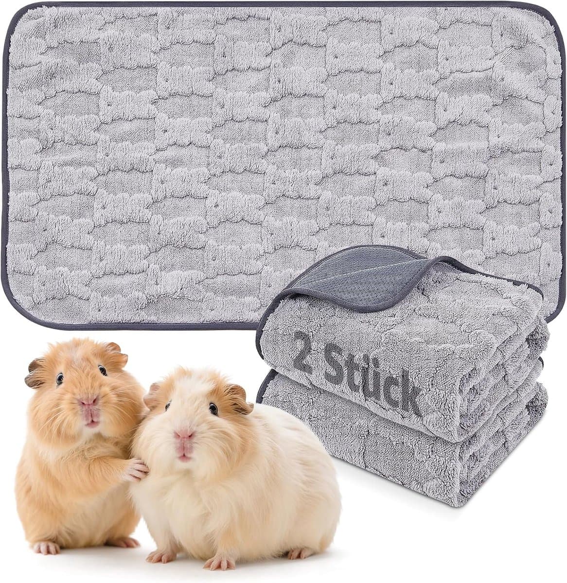 Pipipads voor cavia's, konijnen, 2 stuks