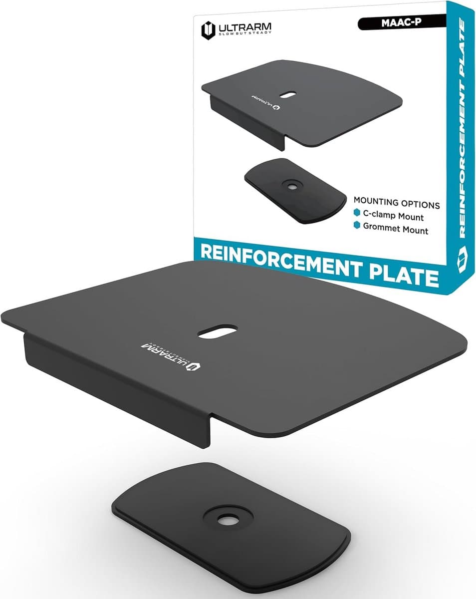 Premium Heavy Duty Single Monitorarm voor 17-57 inch Schermen, 360° Rotatie, 10-20 kg, VESA 75/100, C-klem, Ergonomisch, Modulair