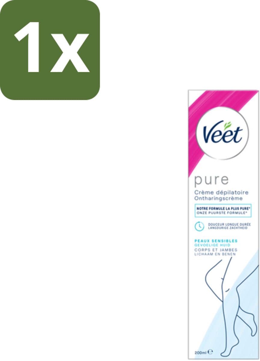 Veet Ontharingscrème Minima Gevoelige Huid 200 ml - 1 stuk