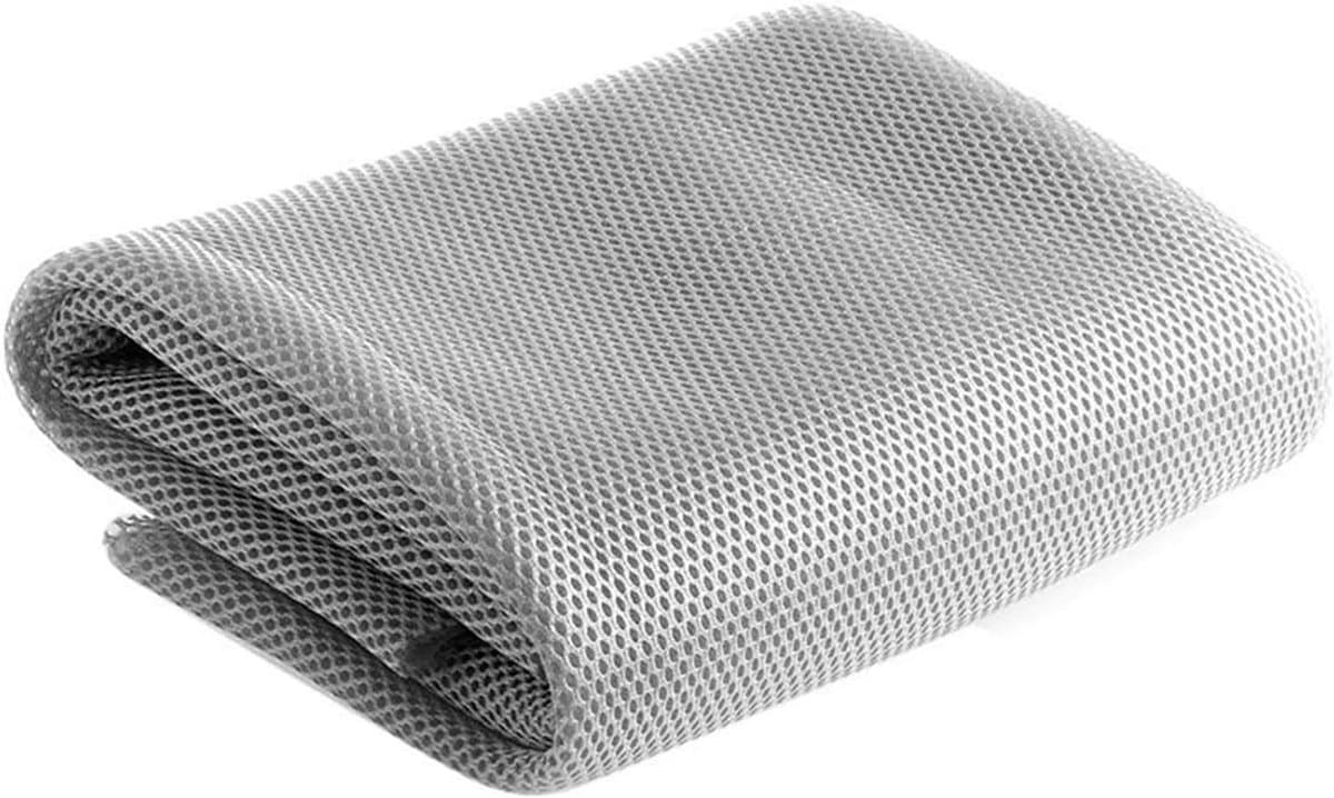 Luidspreker Doek - Speaker Stof Mesh - Akoestische Bescherming - Stofdicht Krasbestendig - 140 x 50 cm - Zilver
