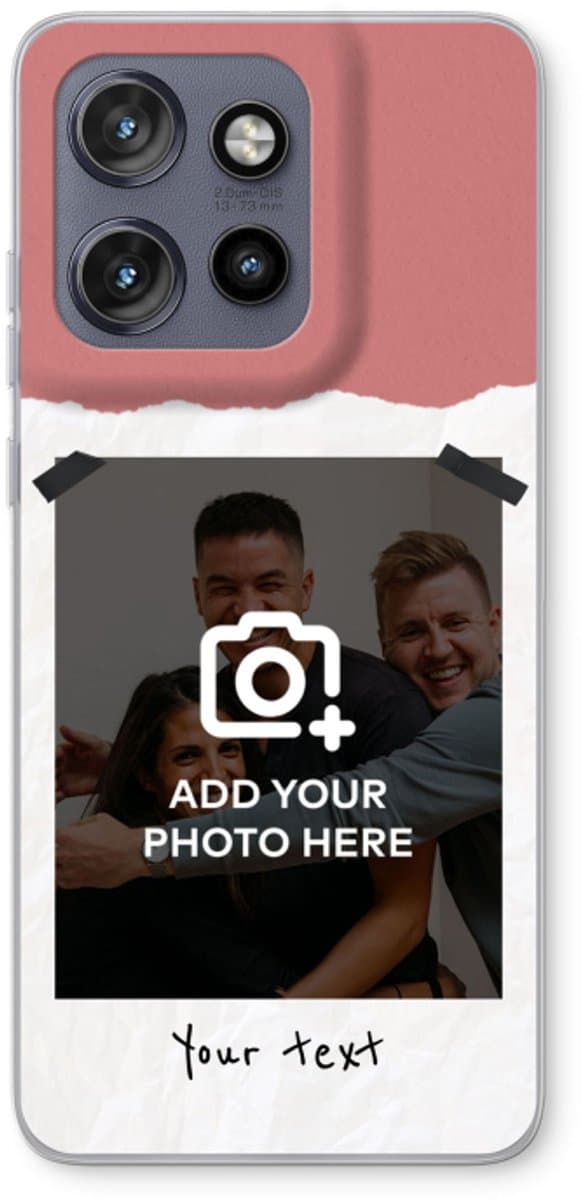 Gepersonaliseerd - Case Company® - Hoesje geschikt voor Motorola ThinkPhone 25 hoesje - Polaroid N°5 - Soft Cover Telefoonhoesje - Bescherming aan alle Kanten en Schermrand