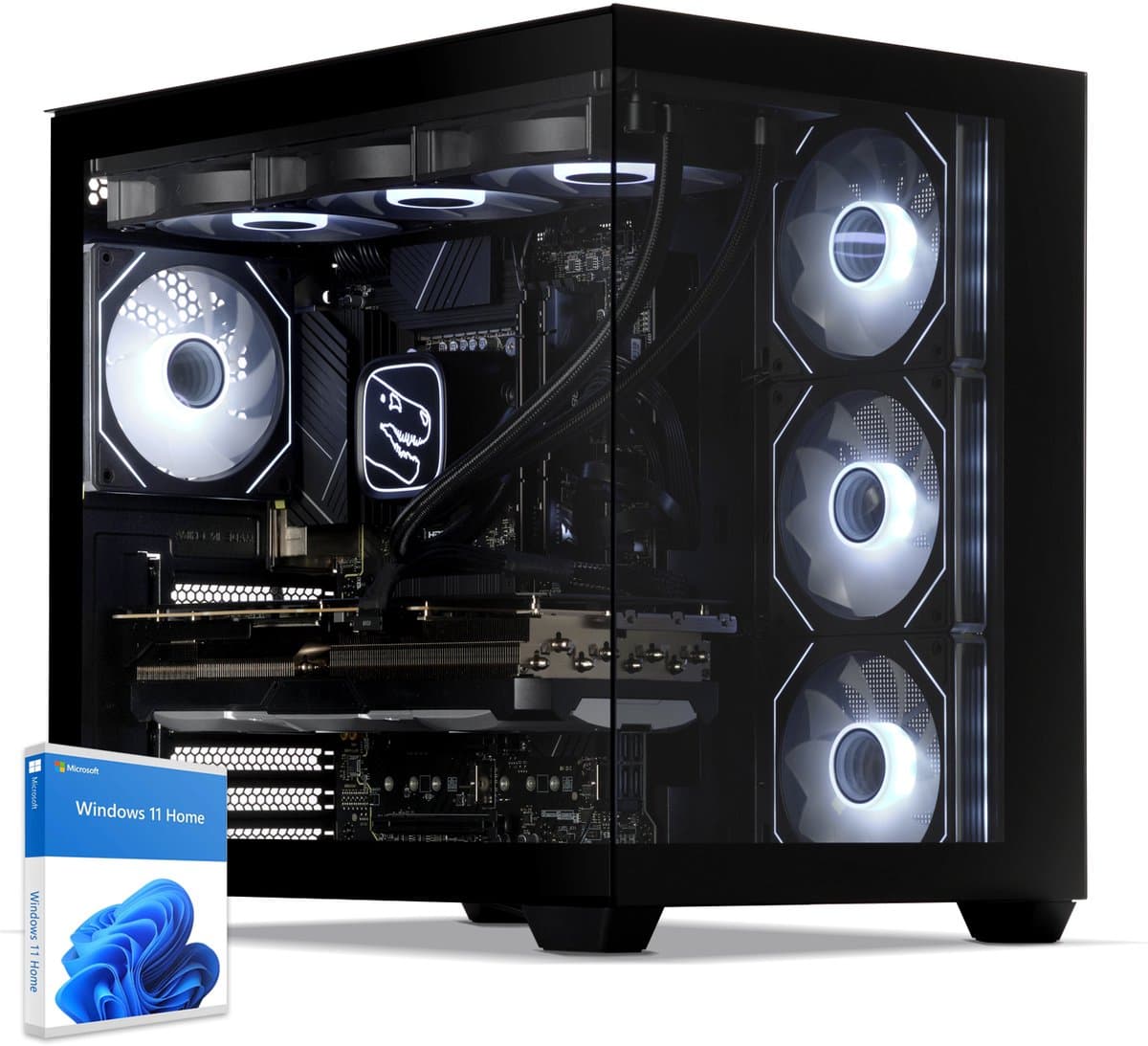 Sedatech Pro Gaming PC Waterkoeling Maxi Vision • AMD Ryzen 7 9800X3D 8x 4.7GHz • Geforce RTX5080 • 64Gb DDR5 • 2Tb SSD M.2 • WiFi • Bluetooth, USB C 4.0 • Windows 11 • Desktop computer