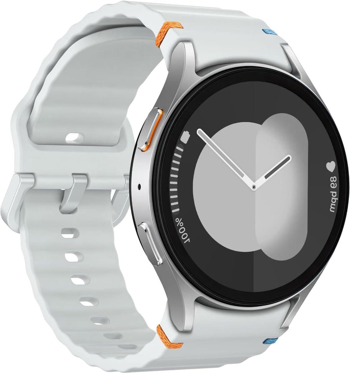 Zachte siliconen sportband zonder opening voor Samsung Galaxy Watch 7/6/5/4 - Galaxy Watch FE 40 mm 5 Pro 45 mm 6 Classic 43/47 mm 4 Classic 42/46 mm - Compatibel - 40/44 mm