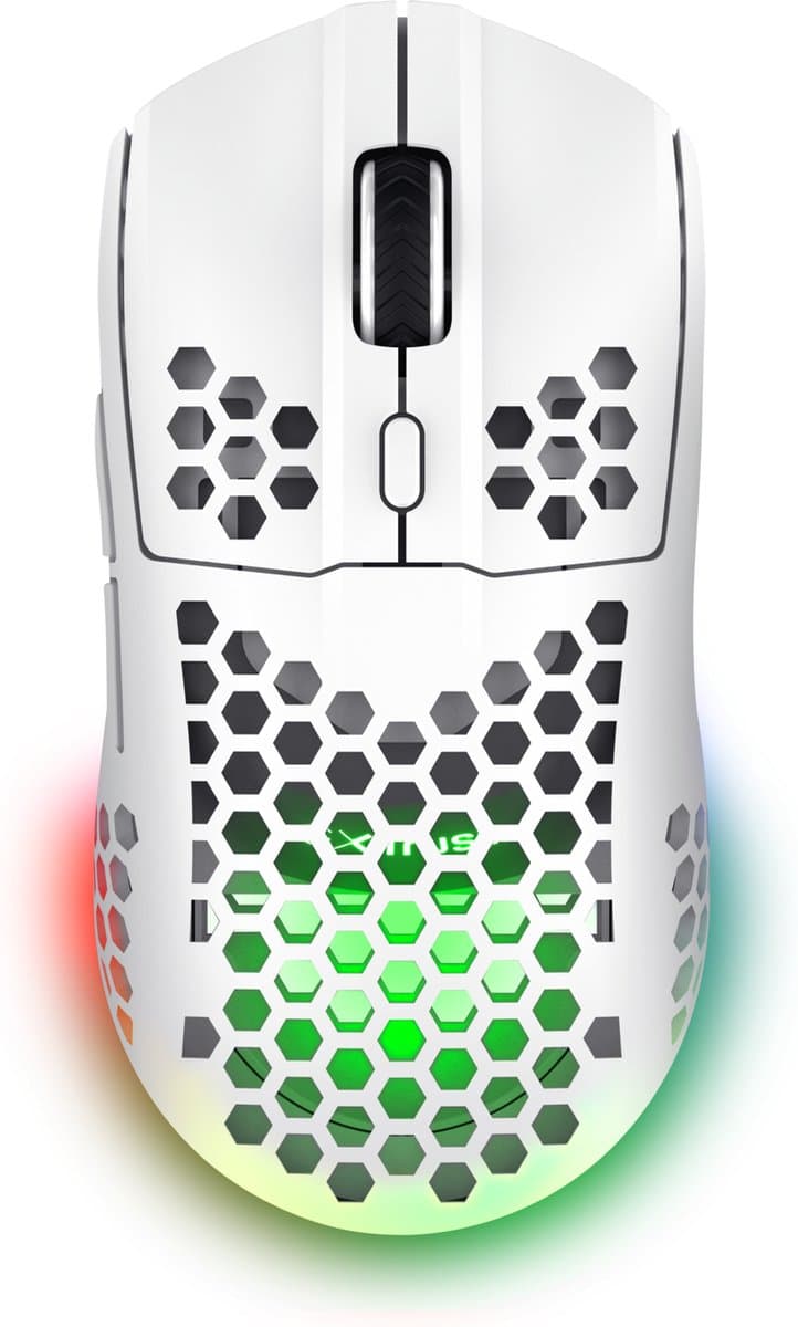 Trust GXT 929 Helox muis, gamen, rechtshandig, RF draadloos, optisch, 4800 DPI