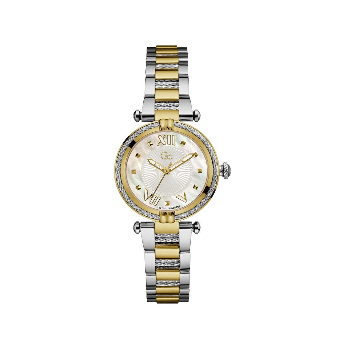 GC Y18020L1MF Dames Horloge Sport Chique Bicolor