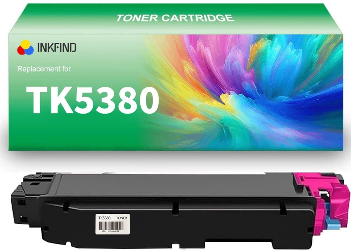 INKFIND TK-5380 Magenta tonercartridge compatibel met Kyocera TK5380 TK-5380 Magenta geschikt voor Kyocera ECOSYS PA4000cx/MA4000cifx - 1-pack Magenta