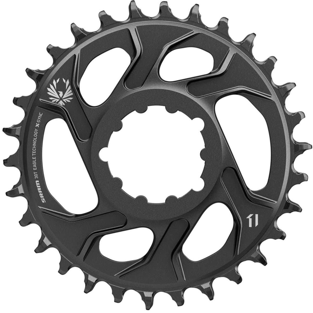 Kettingblad Sram X-Sync2 6 Mm Offset, 32 Tands, Polar Grijs