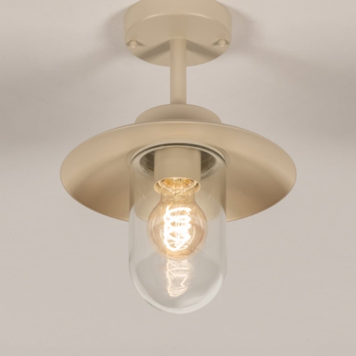Lumidora Plafondlamp 75641 - Plafonniere - FOREST - E27 - Beige - Aluminium - Buitenlamp - IP44