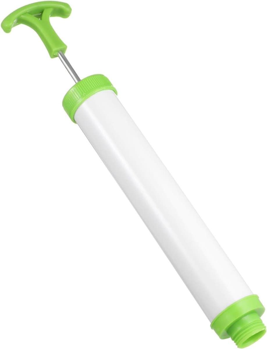 Handmatige Vacuümpomp - Luchtpomp Opslagpomp - Opruimen Zolder - Speciaal Ontworpen - 30 cm - Groen