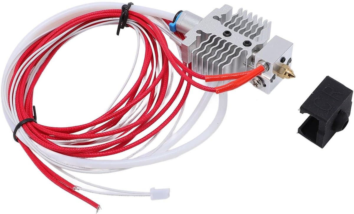 Dailygoods - Hot End Kit voor 3D-printers met Verwarmingsblok en Nozzle