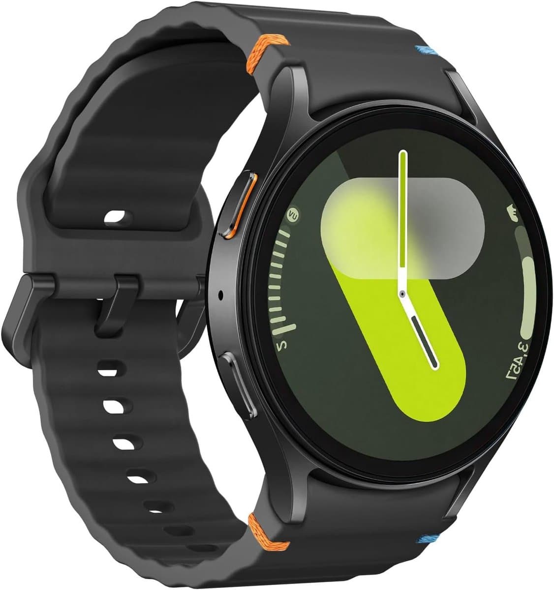 Sportieve Silikon Band voor Samsung Galaxy Watch 7 FE 6 5 4 - Geschikt voor 40mm en 44mm, Comfortabele Horlogeband voor Dames en Heren, Duurzaam en Ademend Ontwerp