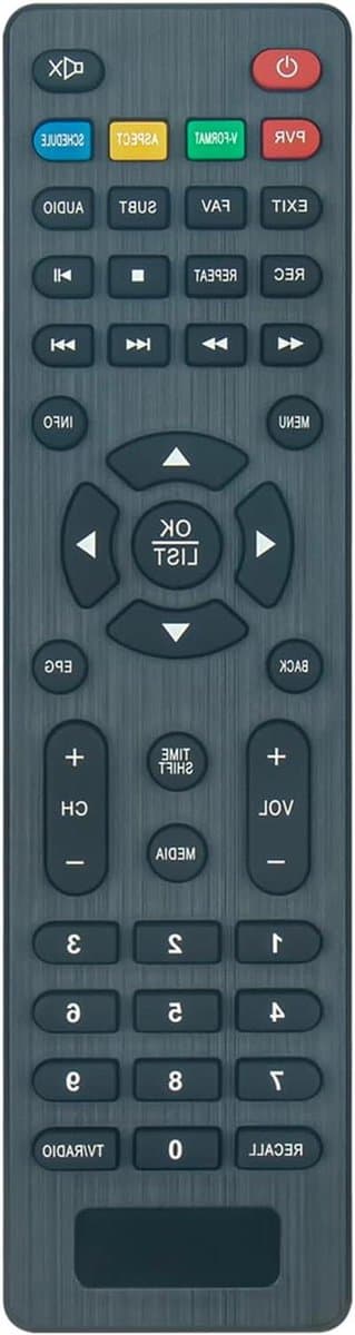 Vervang Afstandsbediening - Universele Afstandsbediening - TV Kijken - Infrarood Bediening - 15 x 8 x 0.8 cm - Zwart