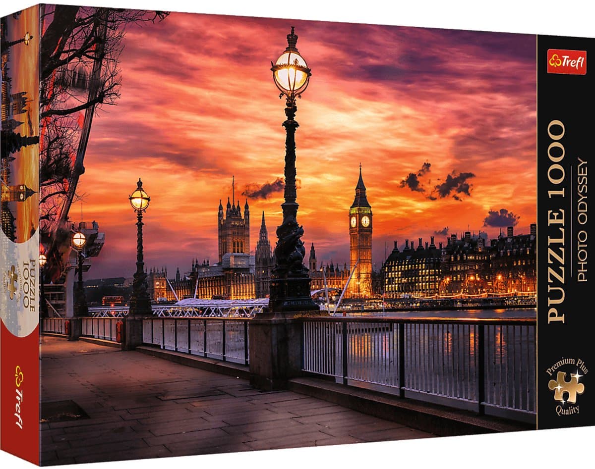 Trefl legpuzzel 1000 stukjes Premium Plus Big Ben Londen foto.