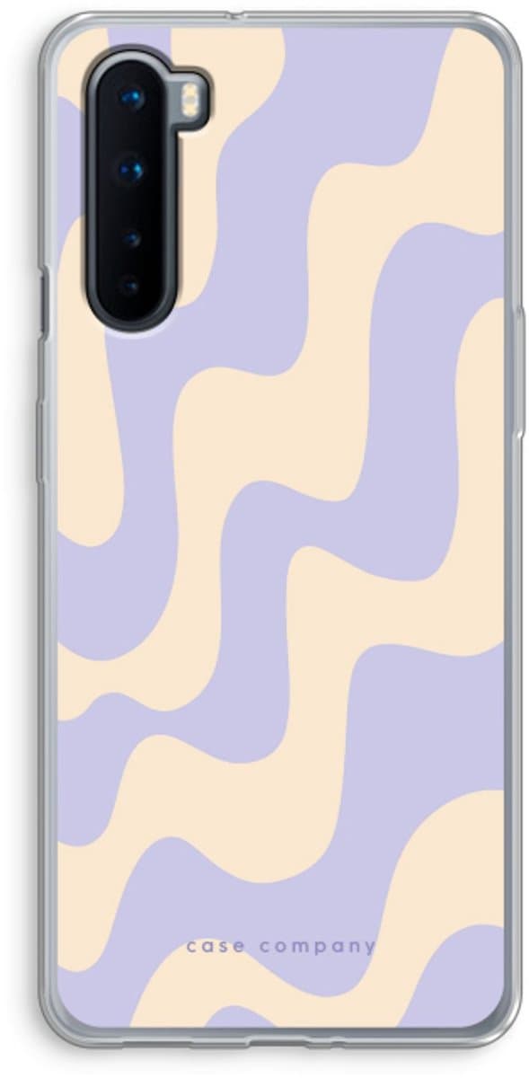Case Company® - Hoesje geschikt voor OnePlus Nord hoesje - Flow - Soft Cover Telefoonhoesje - Bescherming aan alle Kanten en Schermrand