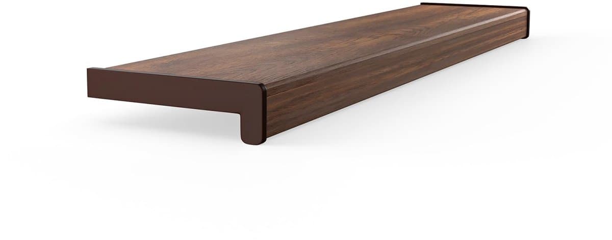 DQ-PP RAAMBOEK PVC - 35 cm x 160 cm - Noot - Vensterbank - voor Binnengebruik - Binnenvensterbank - Binnen - Per meter - Woonkamer - Decoratie - Kunststof