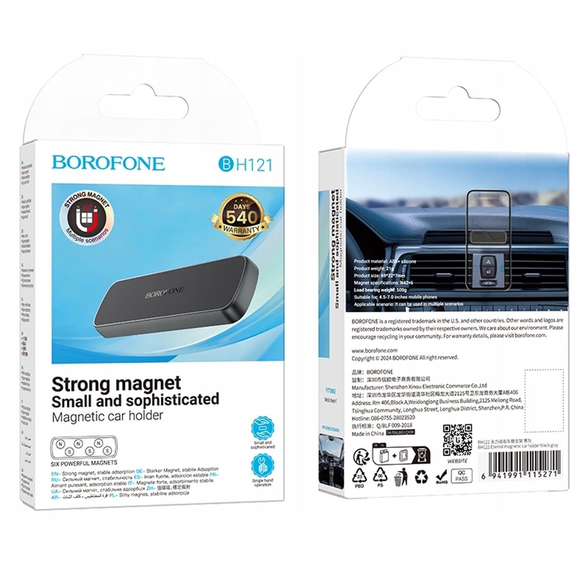 Magnetische Autohouder voor Dashboard & Bureau - Sterke Bevestiging