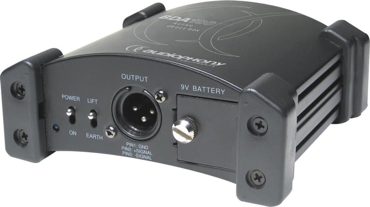 Audiophony Active Single DI-box (Direct Inject)