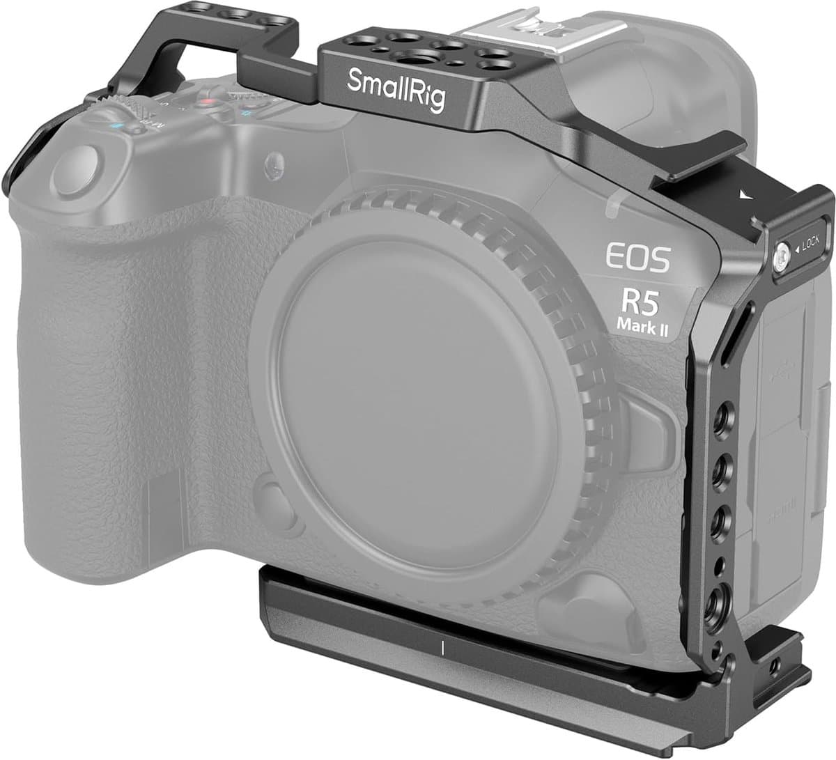 Camera Kooi - Video Stabilisator - Professionele Opnames - Drie Punten Vergrendeling - 11.6 cm Hoog - Zwart